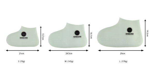 Reusable Waterproof Silicone Shoe Covers by Nobby Hub