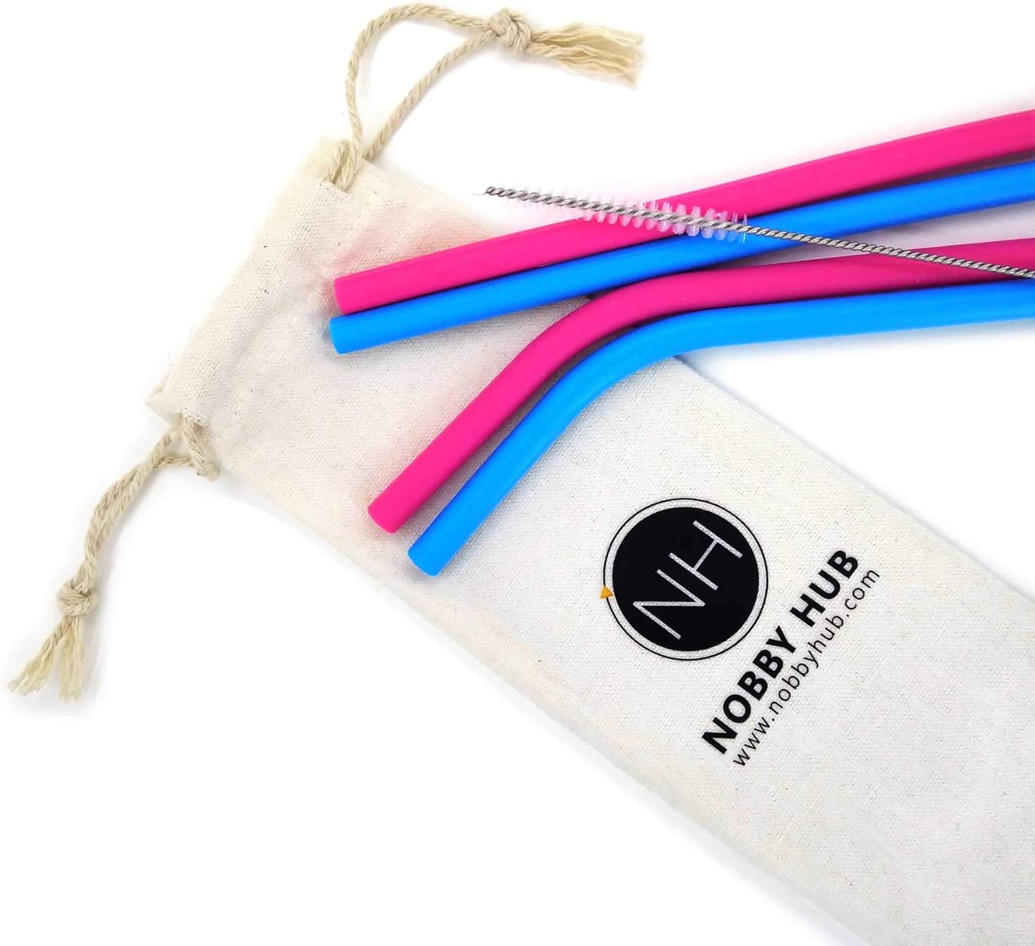 Reusable Silicone Drinking Straw by Nobby Hub